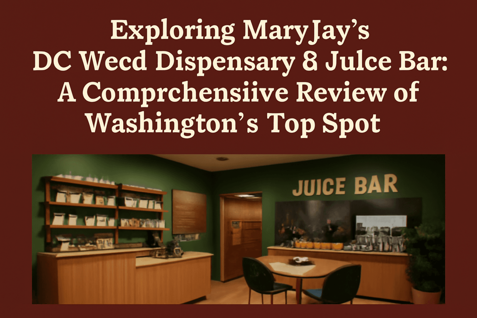 Exploring MaryJays DC Weed Dispensary & Juice Bar: A Comprehensive Review of Washington's Top Spot